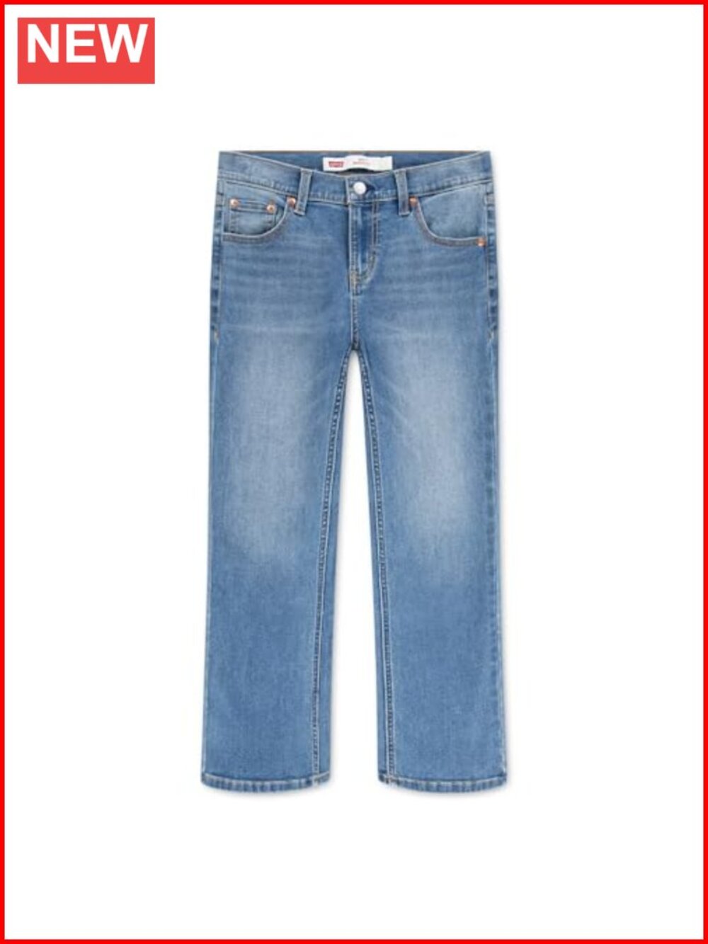 Boys 517 Bootcut Fit Jeans Adjustable Waist 5-Pocket Denim